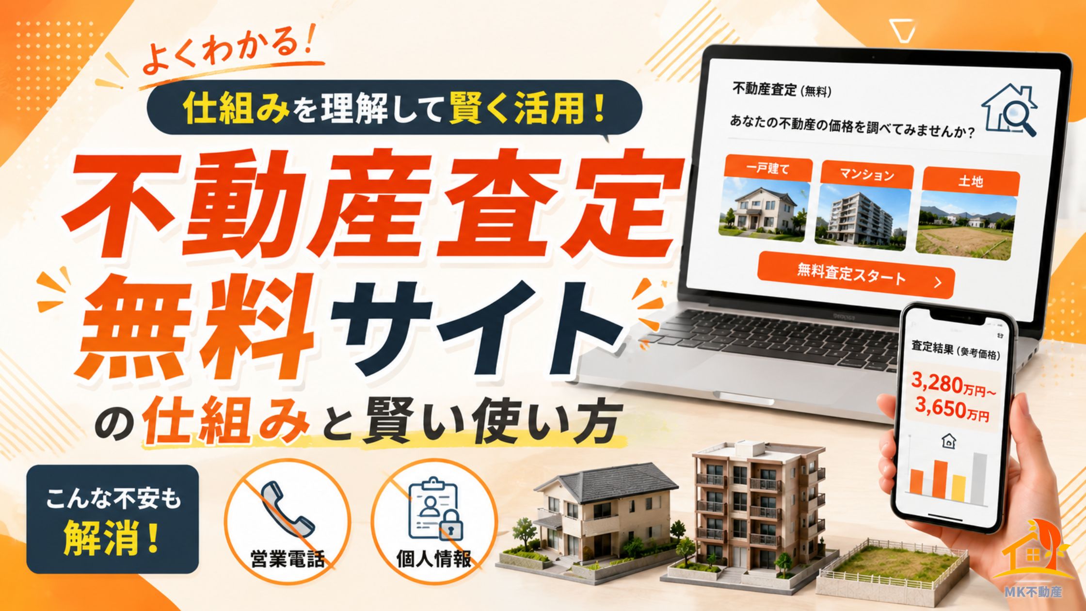 不動産査定無料サイトの仕組みと賢い使い方｜営業電話や個人情報の不安も解消