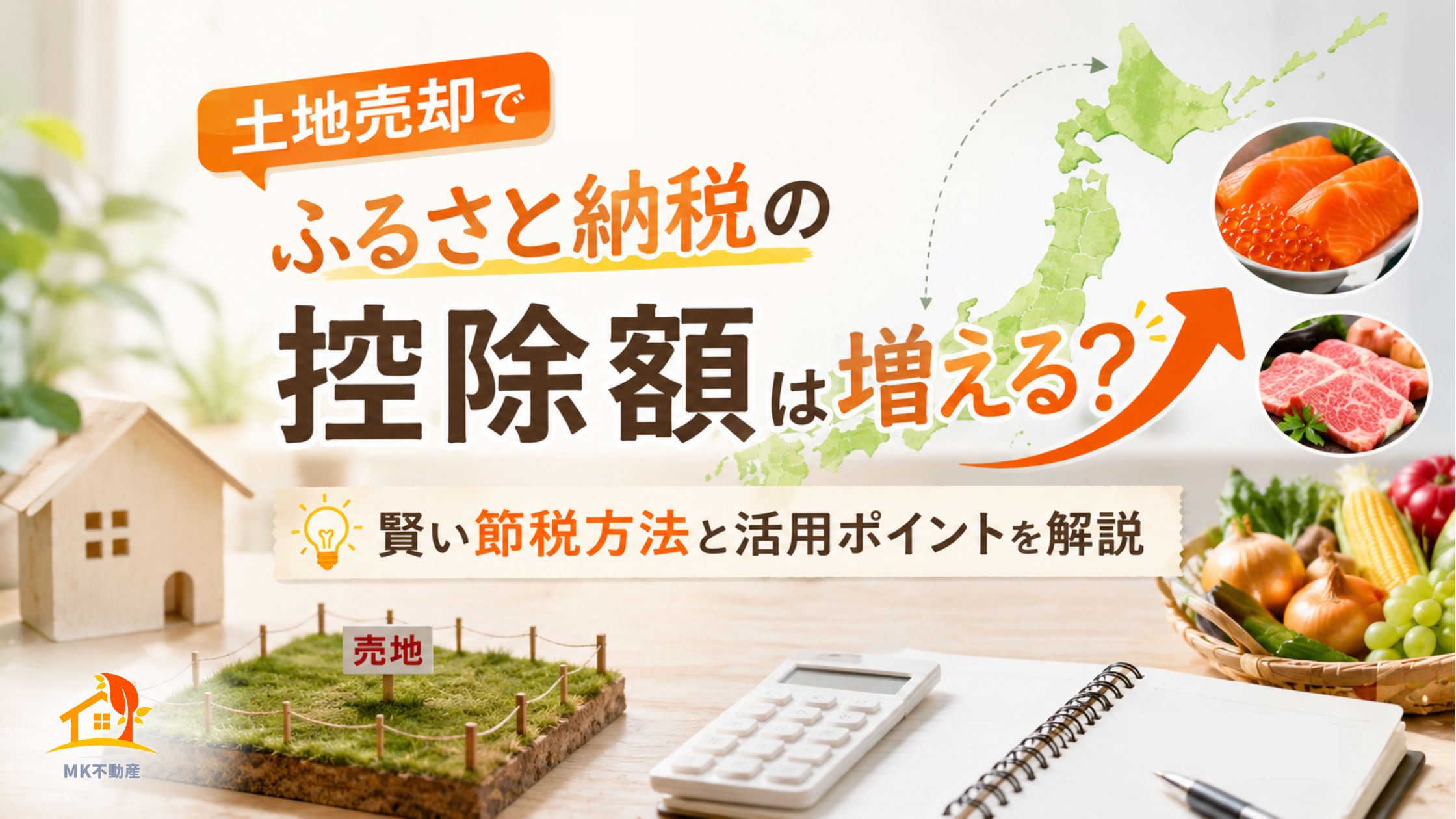 土地売却でふるさと納税の控除額は増える？賢い節税方法と活用ポイントを解説