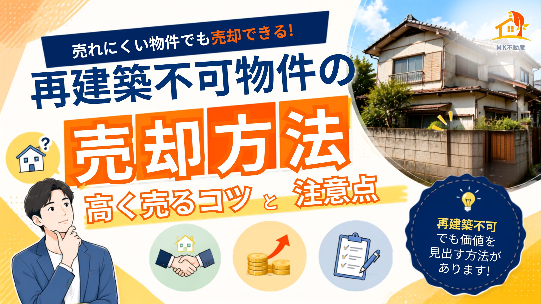 再建築不可物件の売却方法｜高く売るコツと注意点