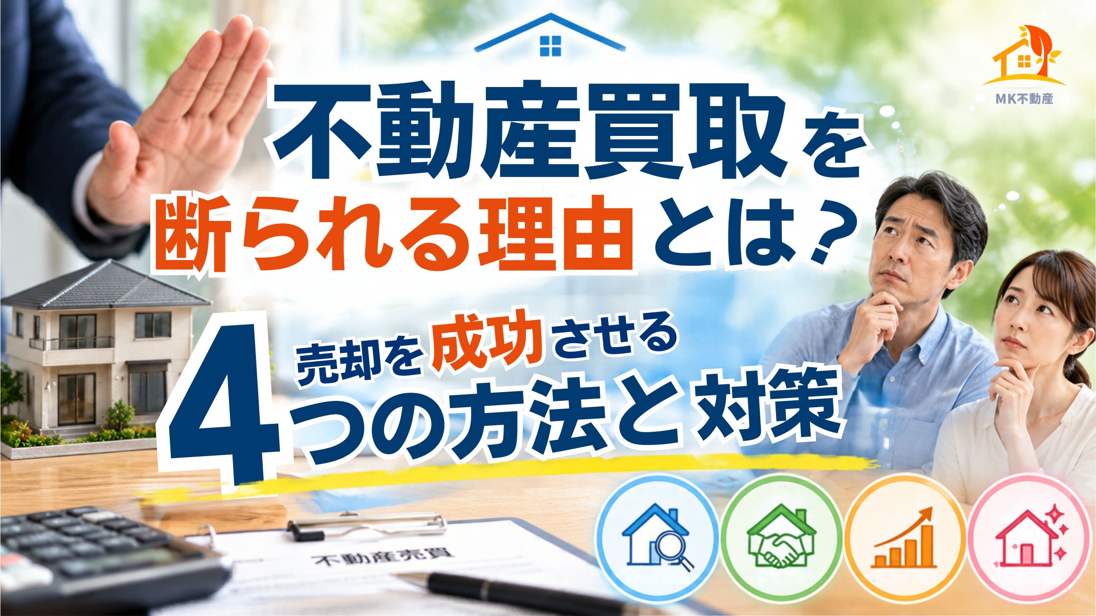 不動産買取を断られる理由とは？売却を成功させる4つの方法と対策